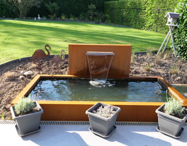 Kubik Création – Corten & Inox pour votre bassin