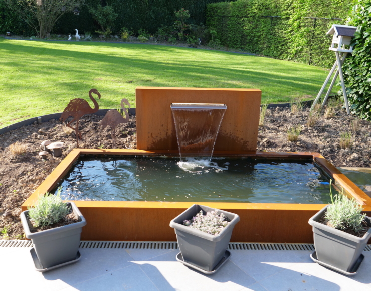Kubik Création – Corten & Inox pour votre bassin